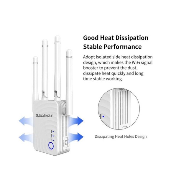 Galaway WiFi Extender 1200Mbps WiFi Repeater Wireless Signal Booster - Picture 9 of 12